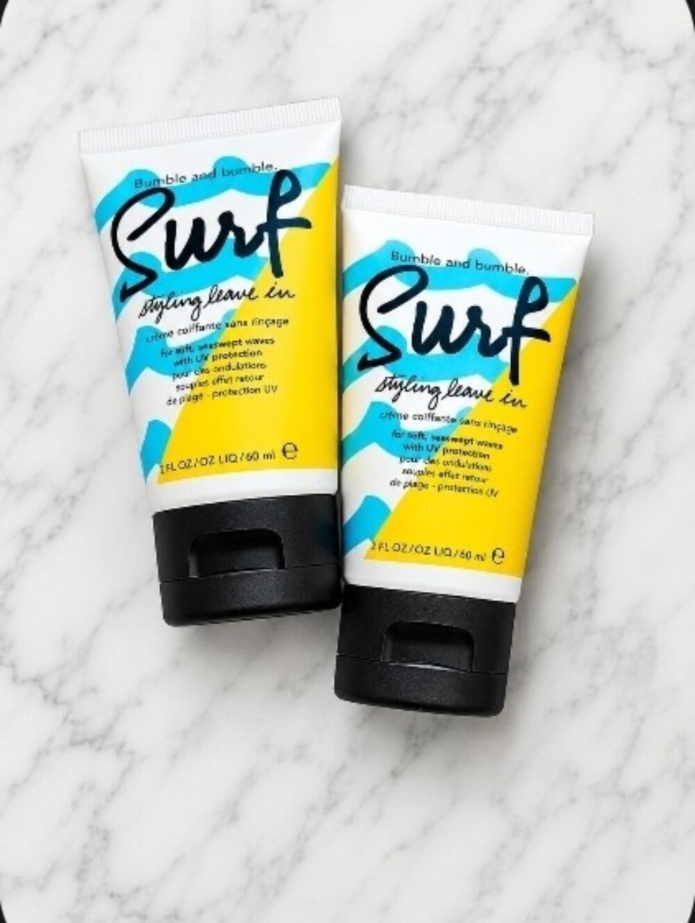 2 x Bumble and Bumble Surf Styling Leave In Soft Seaswept Waves 60ml ea NEW!